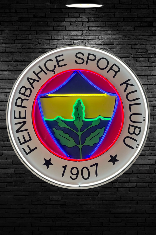 Fenerbahçe Neon Logo Işık | LED Dekoratif Duvar Aydınlatma