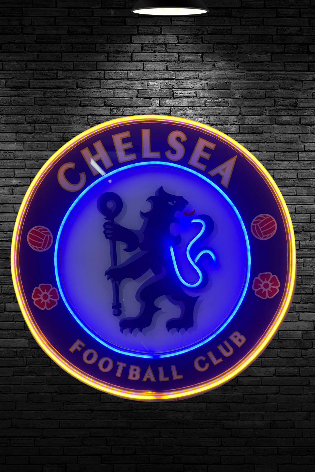 Chelsea Neon Logo Işık | LED Dekoratif Duvar Aydınlatma